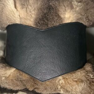Brave leather corset  belt